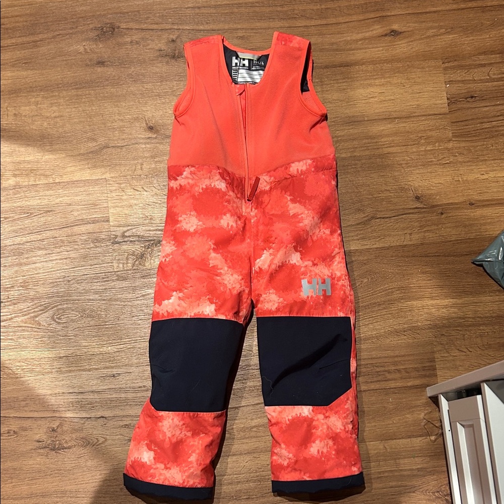 Helly Hansen Kids' Vibrant pink and Navy adjustable bibs